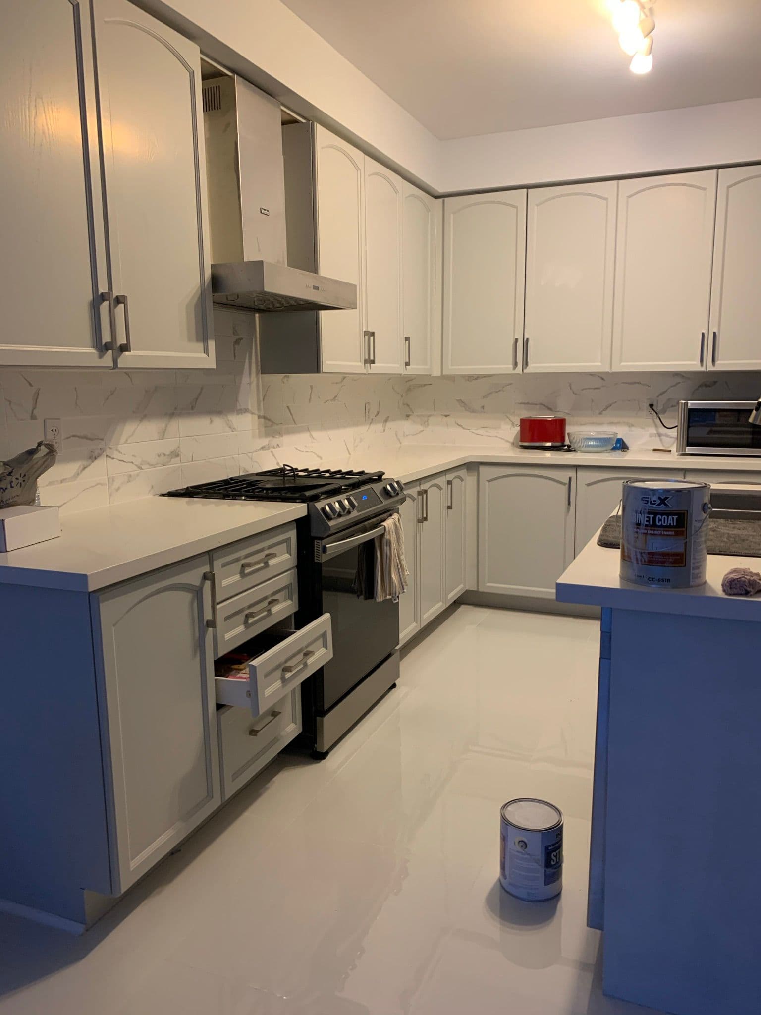 Renovated kitchen
